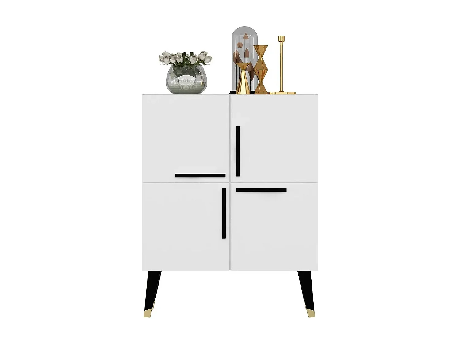 Aparador – 70 cm x 90 cm x 35 cm – Branco – Painel de Partículas