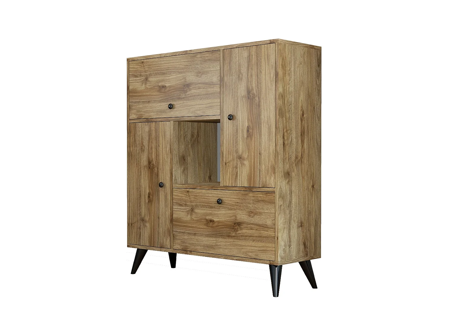 Buffet haut Kamut L120xH105cm Bois Naturel
