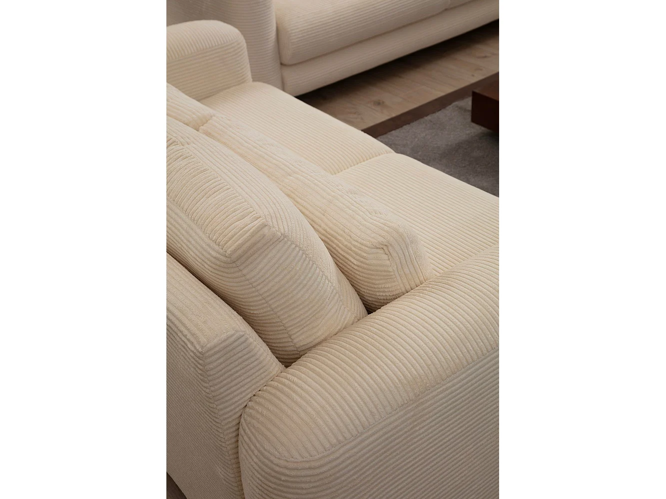 Divano Altadena 330, Nocciola, 180x97x73cm, Arazzo, Gambe: Plastica