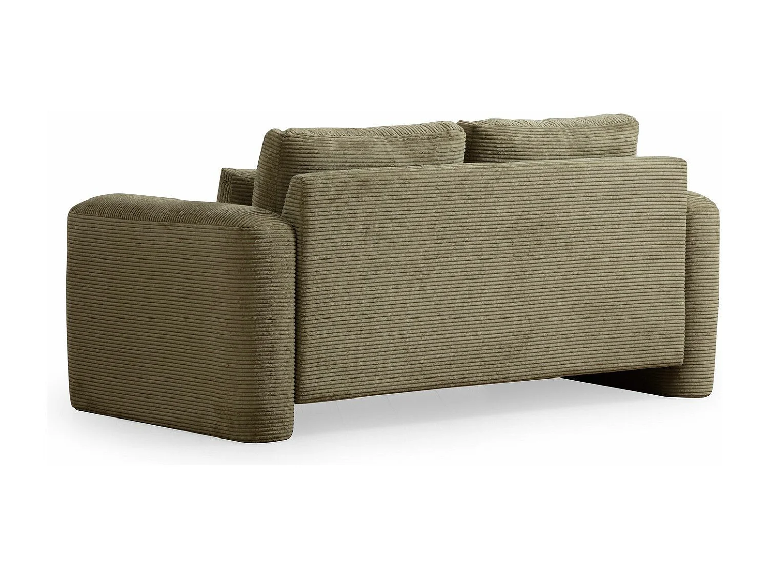 Sofá Altadena 330, Verde, 180x97x73cm, Tapiz, Patas: Plástico