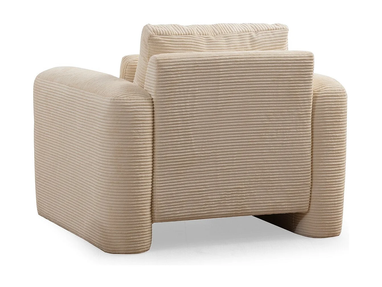 Elegante fauteuil, beige, 98 x 97 x 73 cm | Frame van beukenhout en spaanplaat, 100% polyester, 28 DNS-schuim | Draagbare kussens, wasbare s