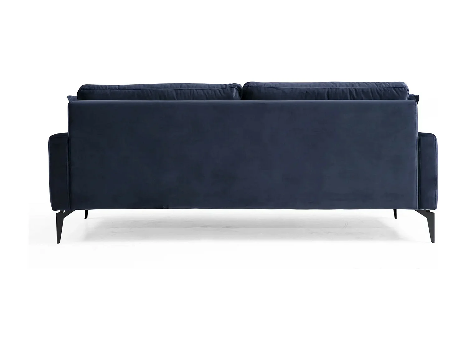 Canapé d'angle gauche Narchis Velours Anthracite