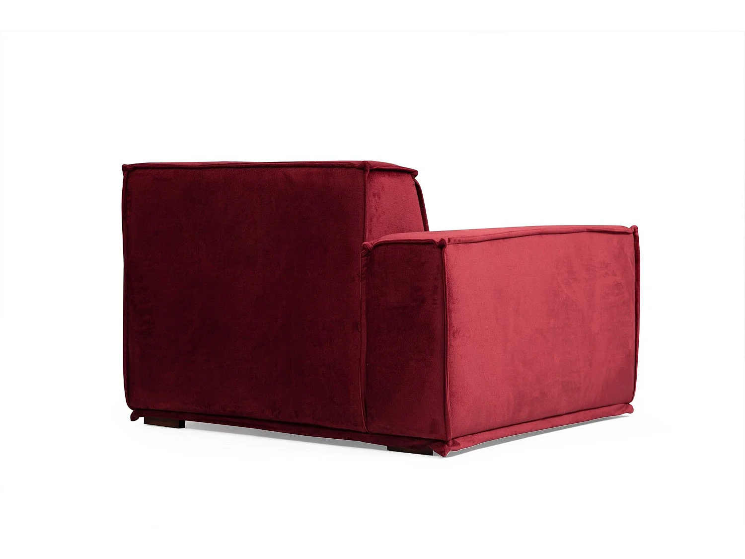 Sofá rinconero modular Altadena 441, Rojo, 300x170x76cm