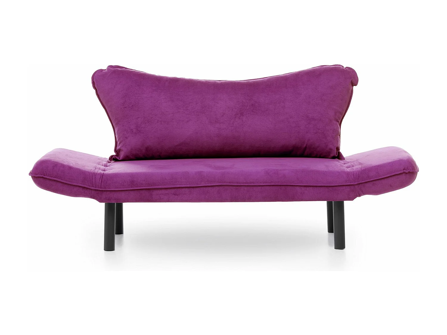 Canapé 2 places convertible Balos Tissu Violet