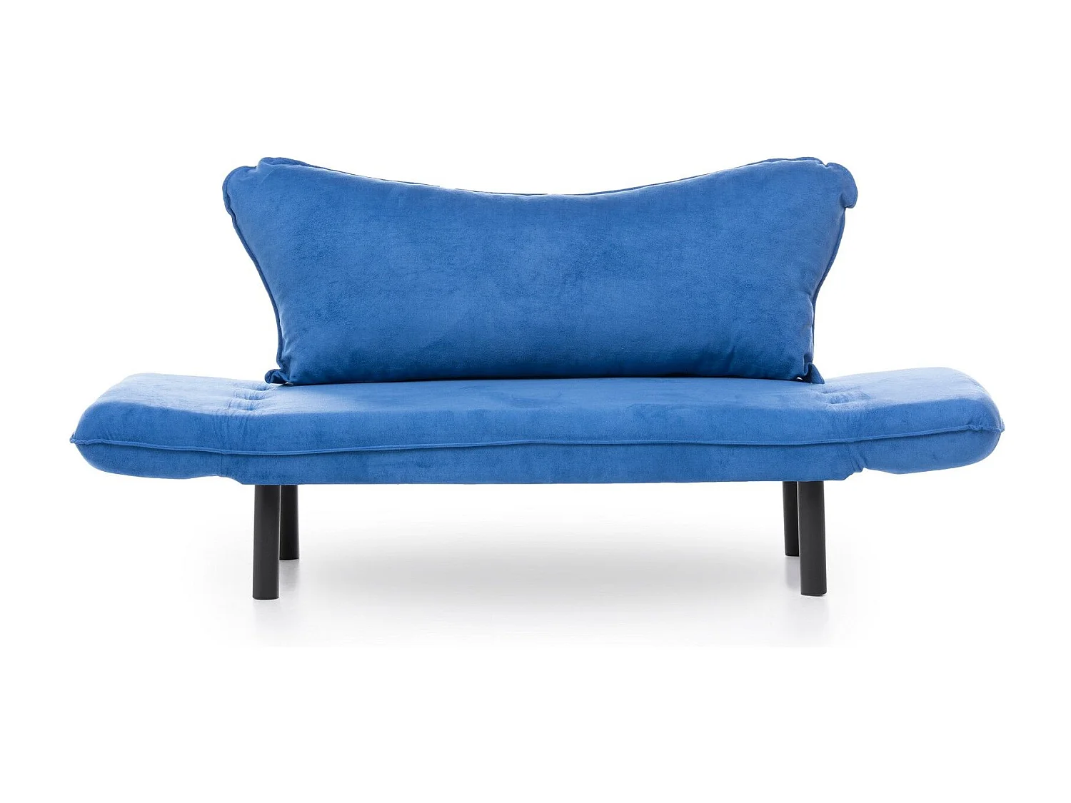 Sofá Altadena 110, Azul, 140x65x70cm, Tapiz, Patas: Metal