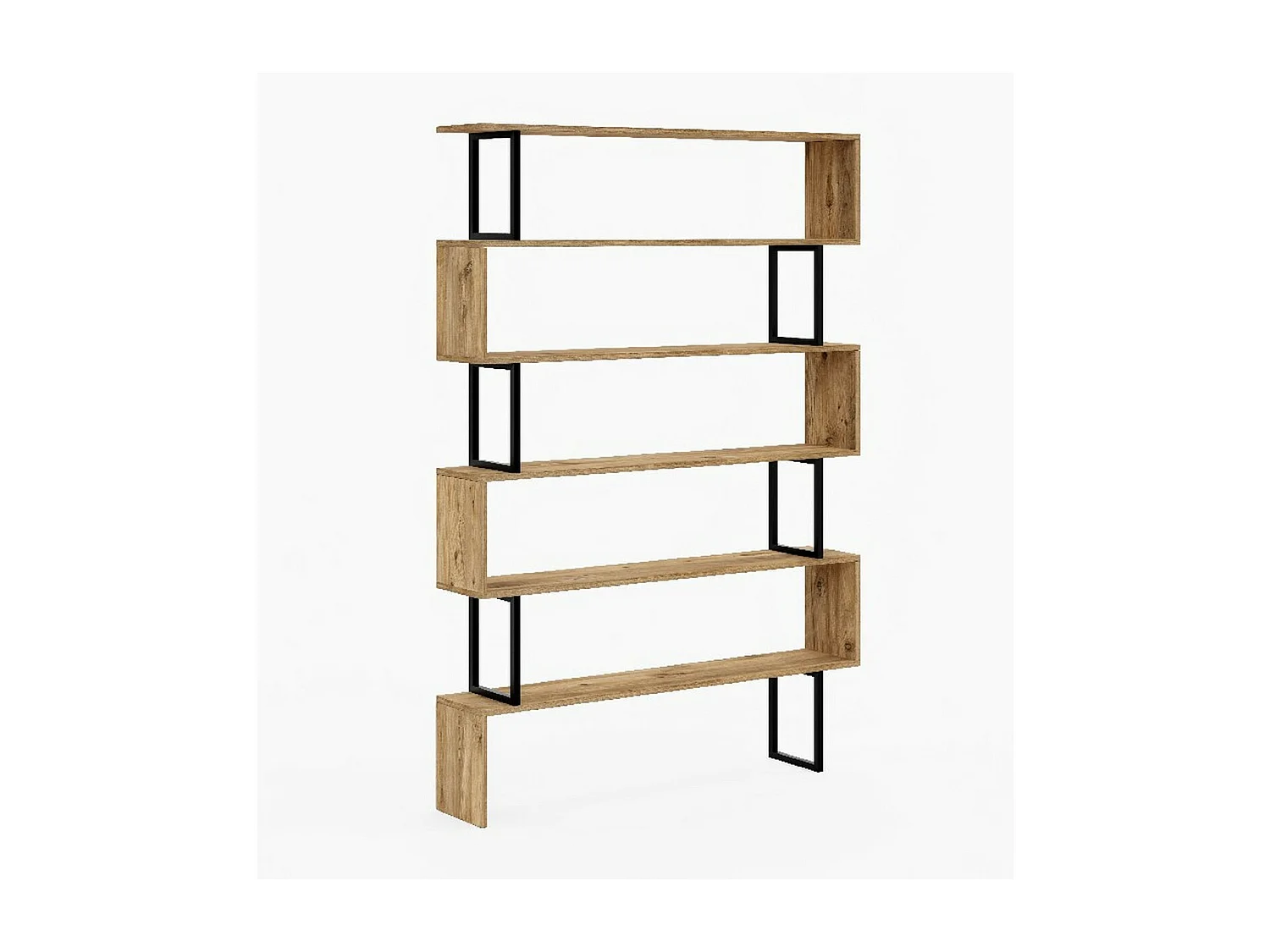 Bibliothèque Giuliana, Chêne, 135x25,5x195 cm, EPIKASA