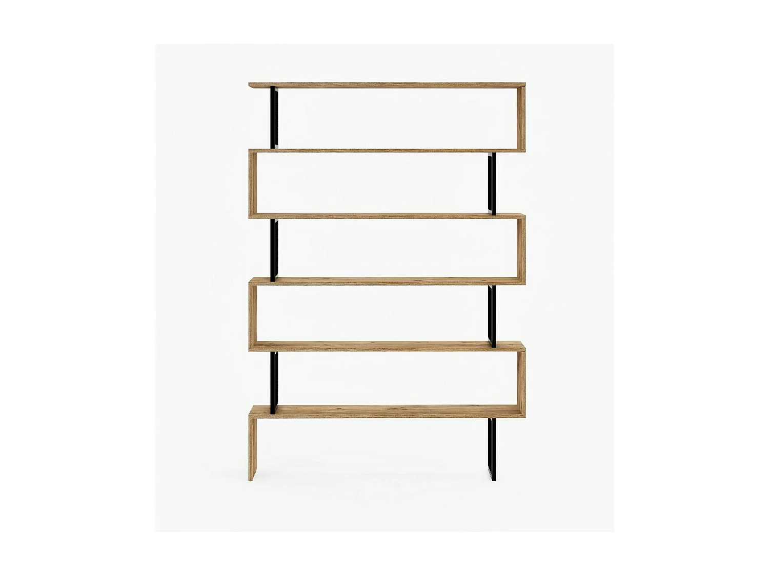 Bibliothèque Giuliana, Chêne, 135x25,5x195 cm, EPIKASA