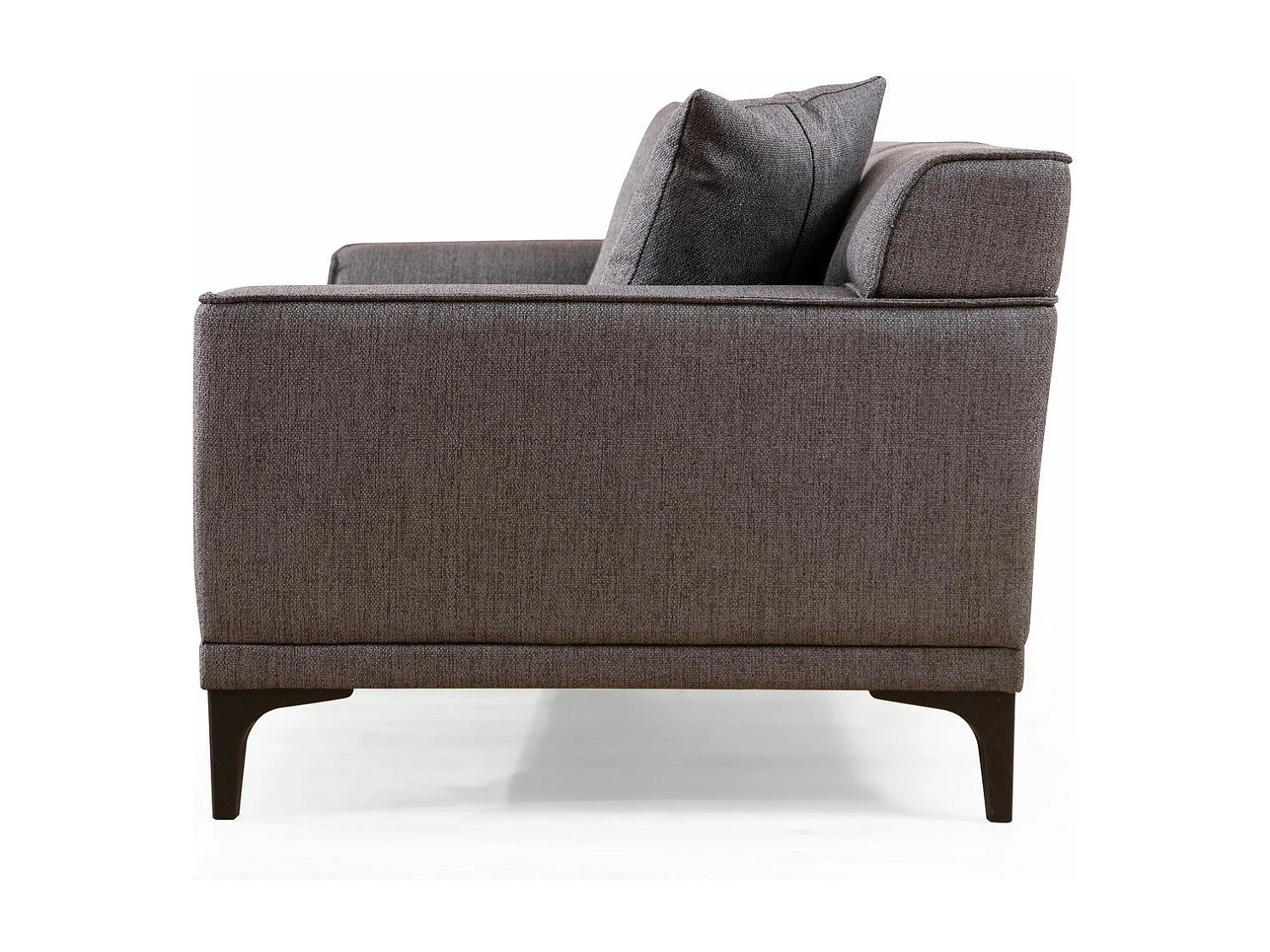 Sofá Altadena 134, Gris, 163x69x86cm, Tapiz, Patas: Plástico