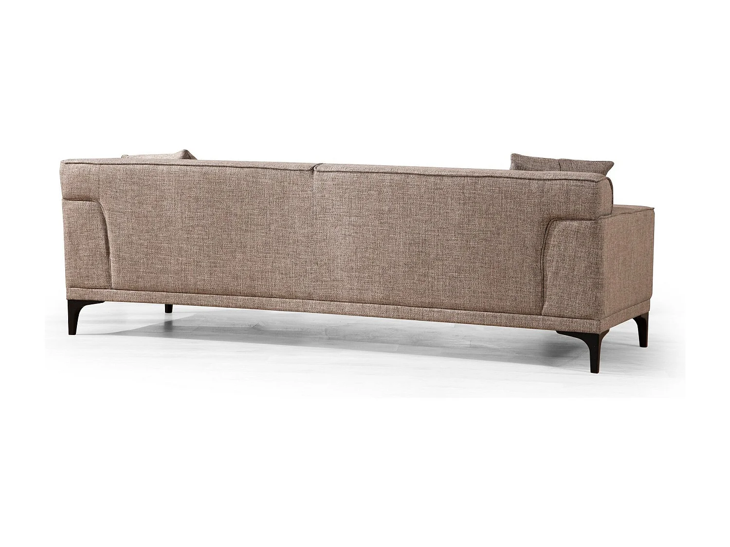 Canapé 3 places avec 2 coussins Navagio Tissu Beige