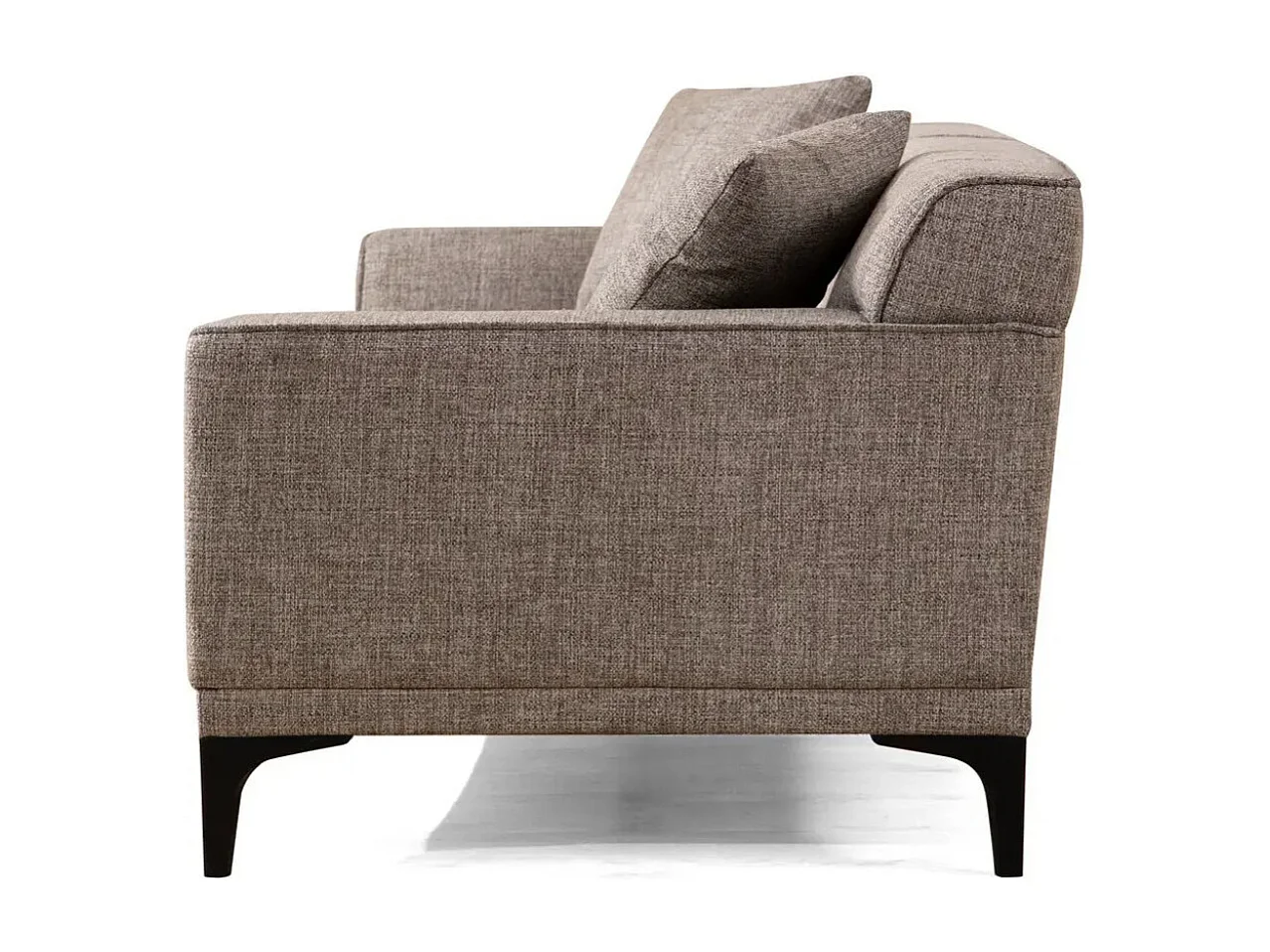 Canapé 3 places avec 2 coussins Navagio Tissu Beige