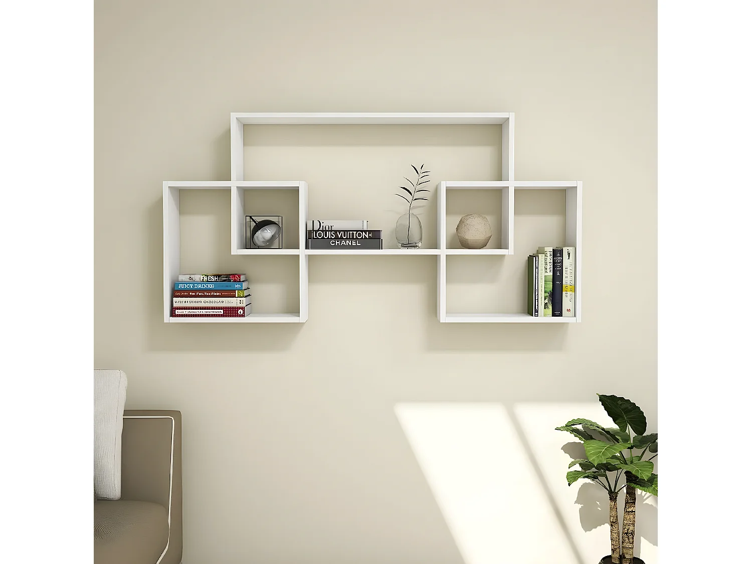 Plank Isabel - Wit - 150x22x75 cm - EPIKASA