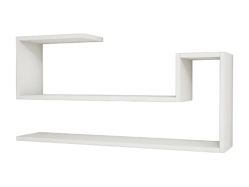 Półka Genewa, Biały, 100x22x50 cm, EPIKASA