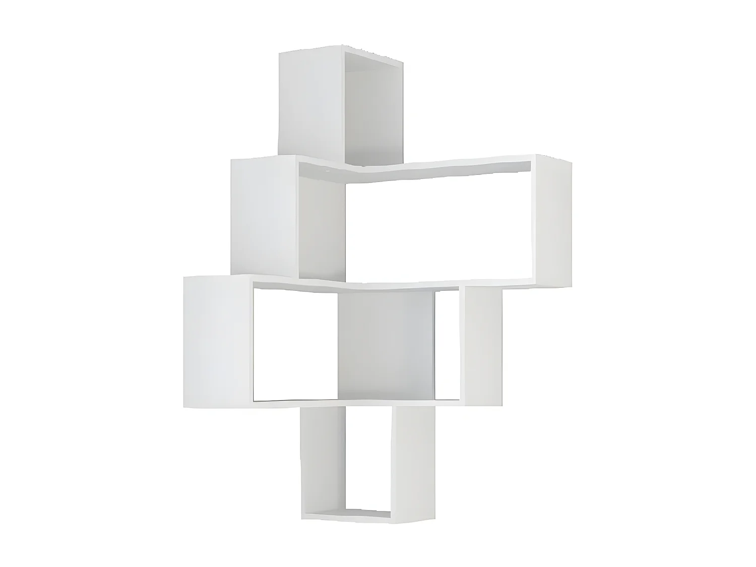 Półka Chiara, Biały, 70x70x122,5 cm, EPIKASA