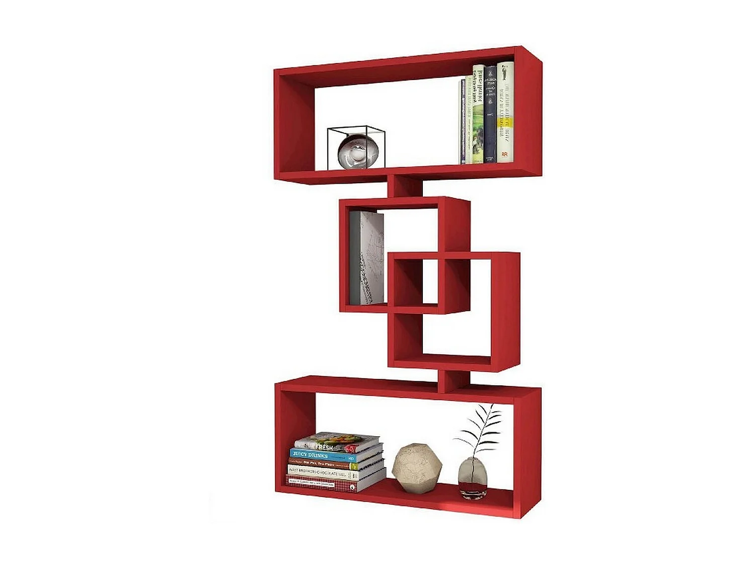 Plank Gloria - Rood - 70x22x117 cm - EPIKASA