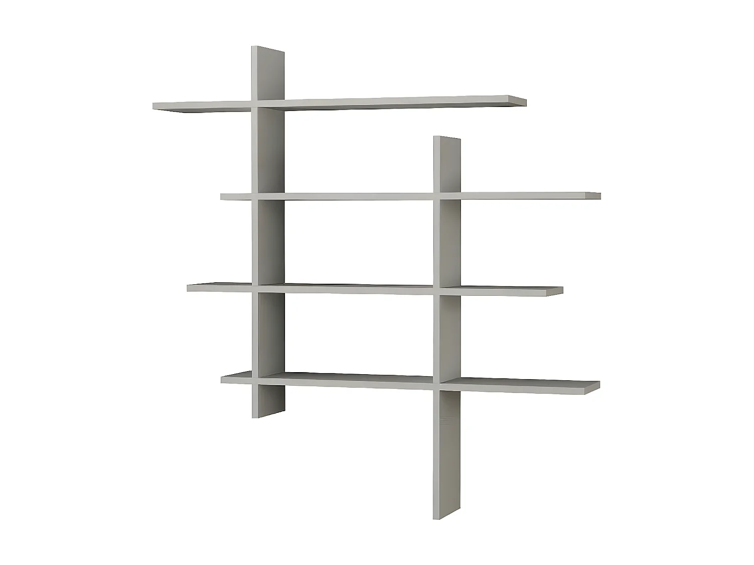 Półka Izabela, Biały, 115x22x115 cm, EPIKASA