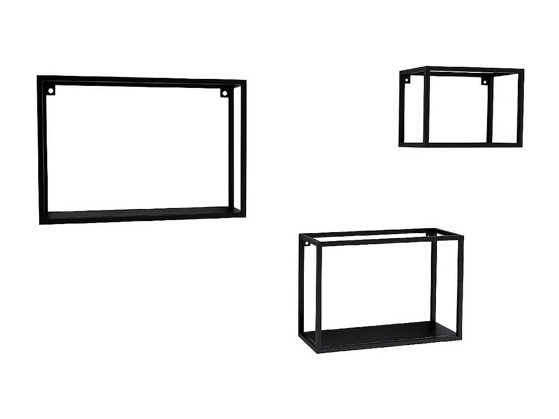 Plank Annamaria - Zwart - 40x13x25 cm - EPIKASA