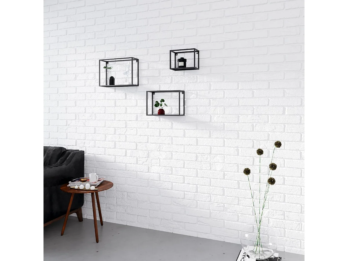 Plank Annamaria - Zwart - 40x13x25 cm - EPIKASA