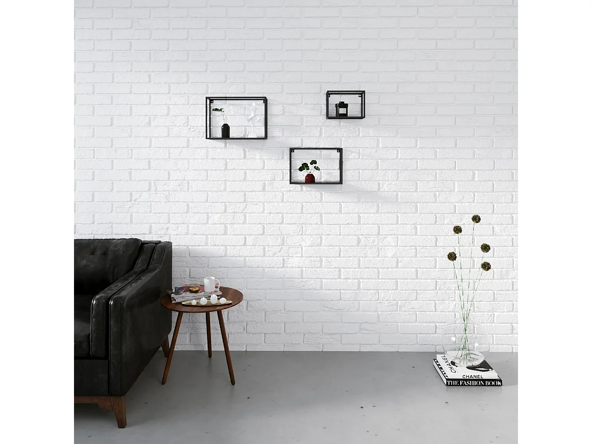 Plank Annamaria - Zwart - 40x13x25 cm - EPIKASA