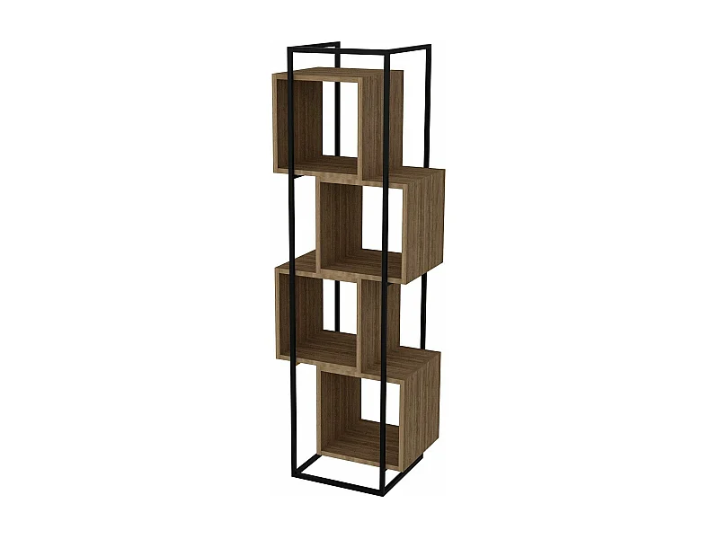 Estantería Kailua 151, Abierta sin pared trasera, Aglomerado laminado, 160x52x38cm