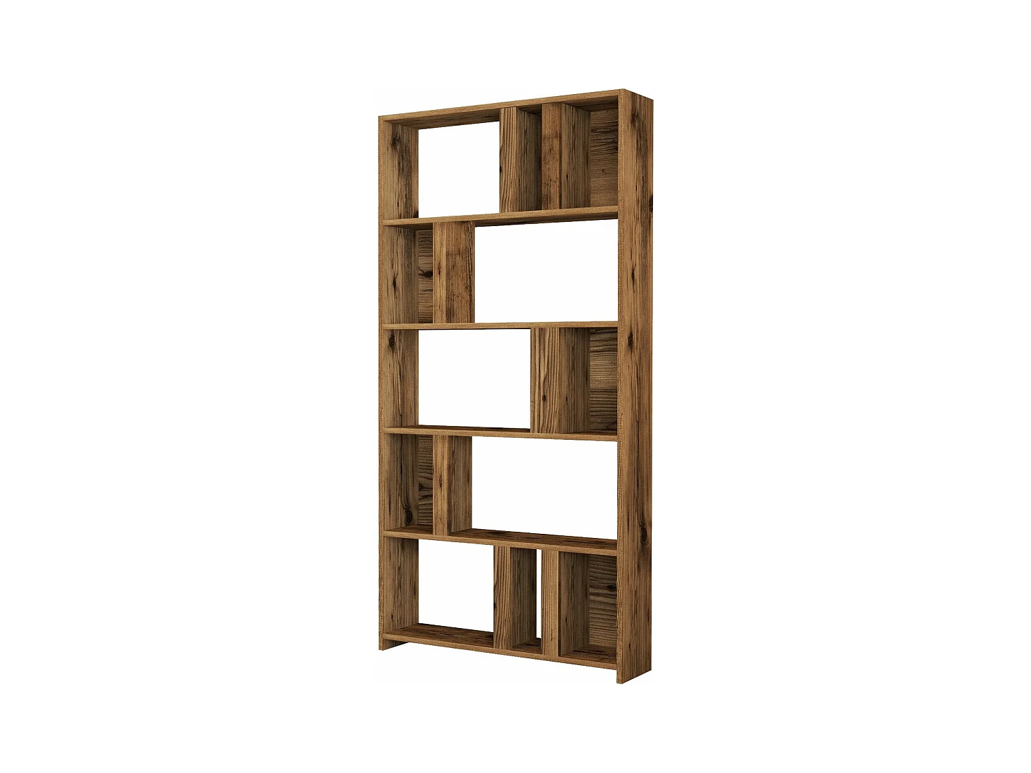 Bibliothèque Respenda 90x180cm Bois Naturel