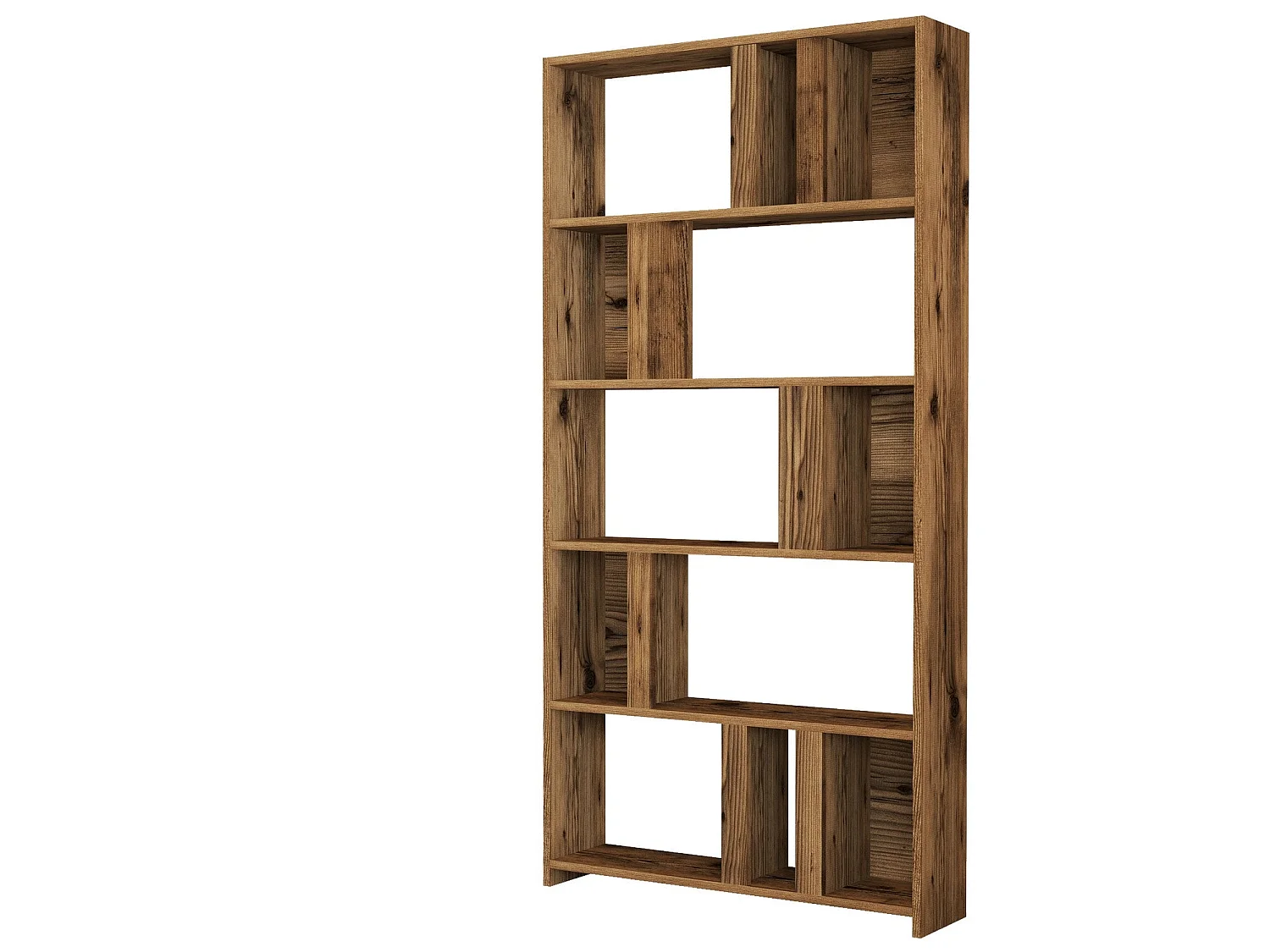 Bibliothèque Respenda 90x180cm Bois Naturel