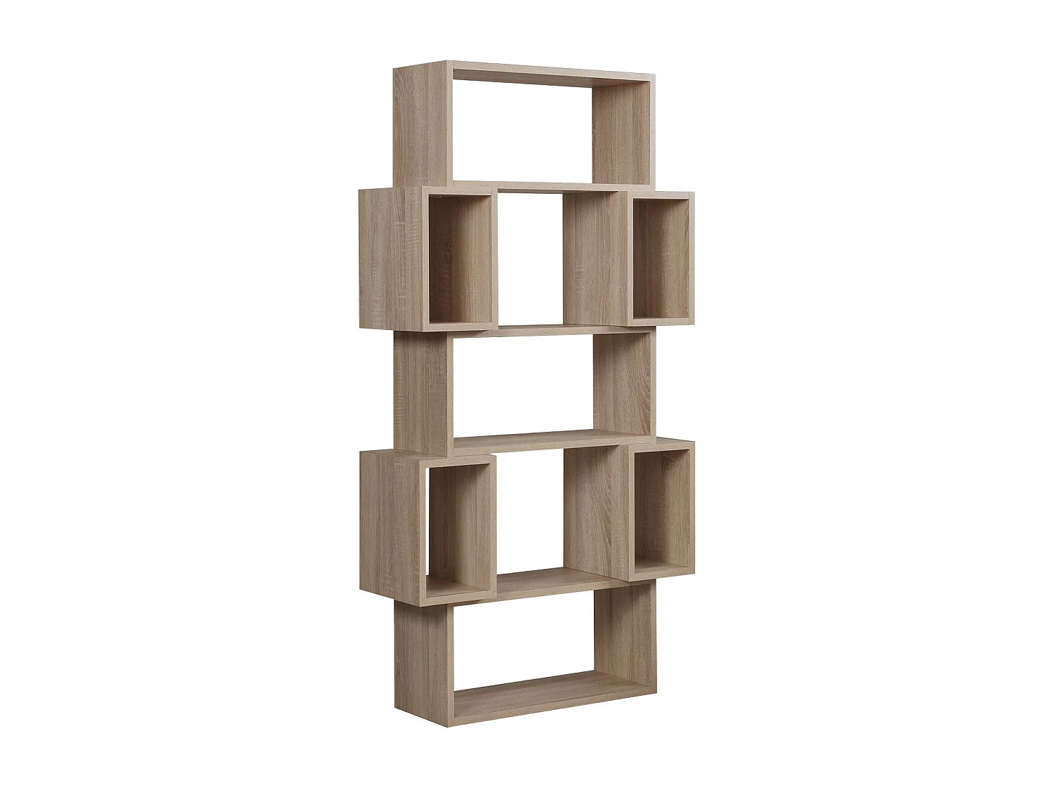 Étagère bibliothèque Iussit 160cm Bois Chêne clair
