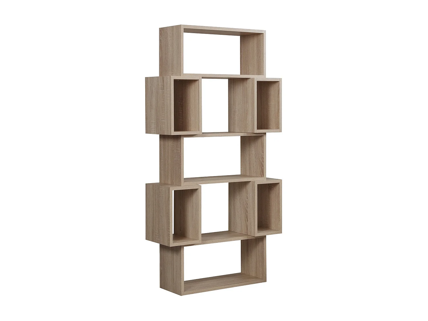 Étagère bibliothèque Iussit 160cm Bois Chêne clair