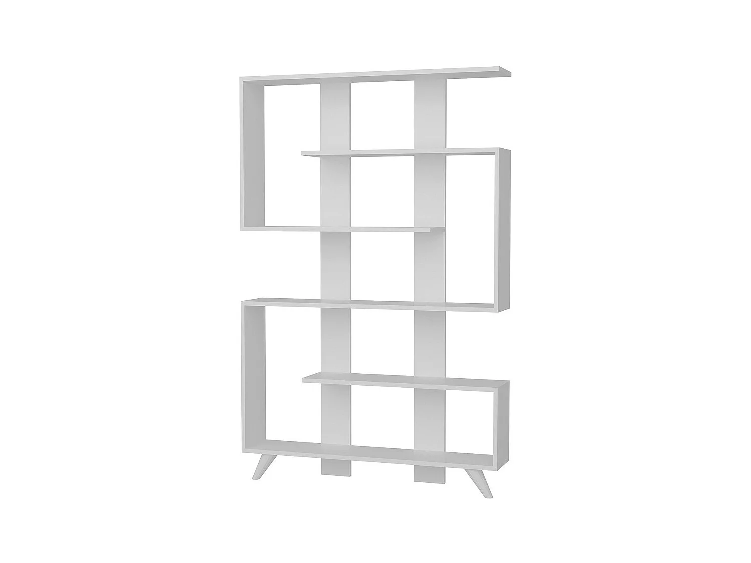 Etagère 5 tablettes blanc H162 cm - Rain