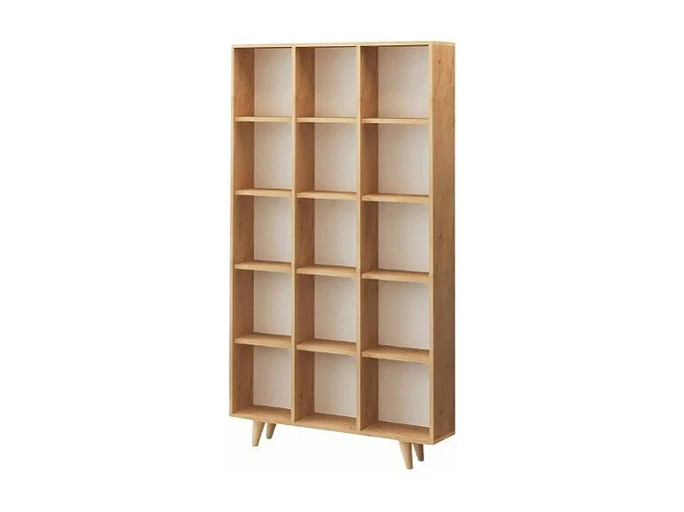 Estante moderna de carvalho – 100 cm x 184 cm x 25 cm – carvalho – painel de partículas