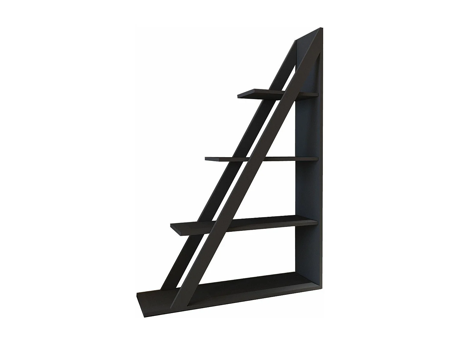 Librería – 100 cm x 150 cm x 29,5 cm – Antracita – Tablero de partículas recubierto de melamina