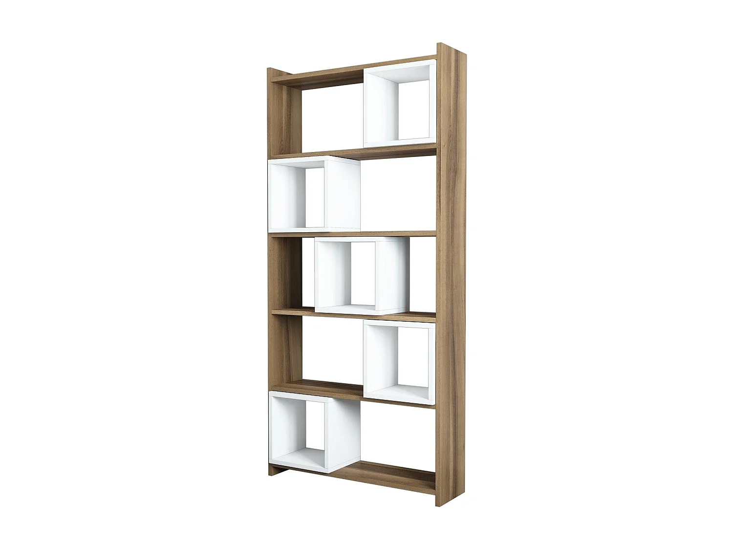 Estantería Kailua 666, Abierta sin pared trasera, Aglomerado laminado, 170x80x22cm