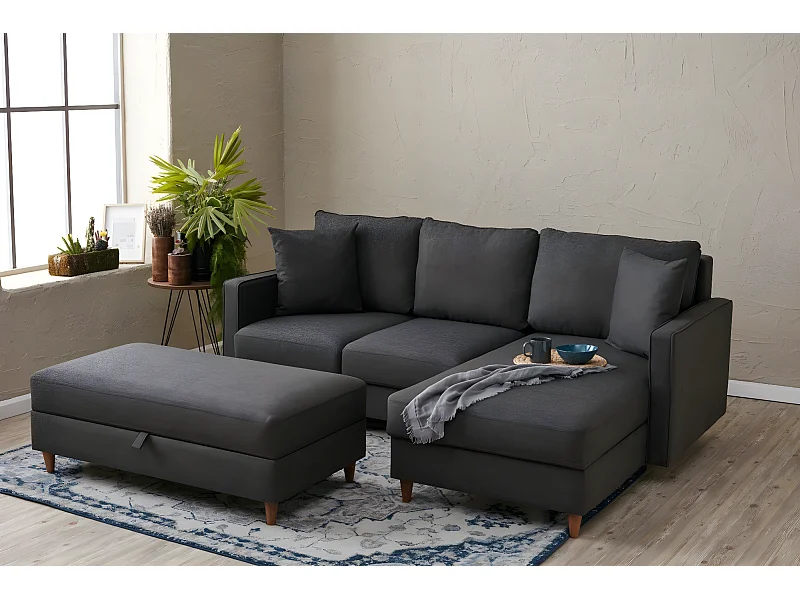Conjunto de muebles tapizado Altadena 334, Función de descanso, Caja de ropa de cama