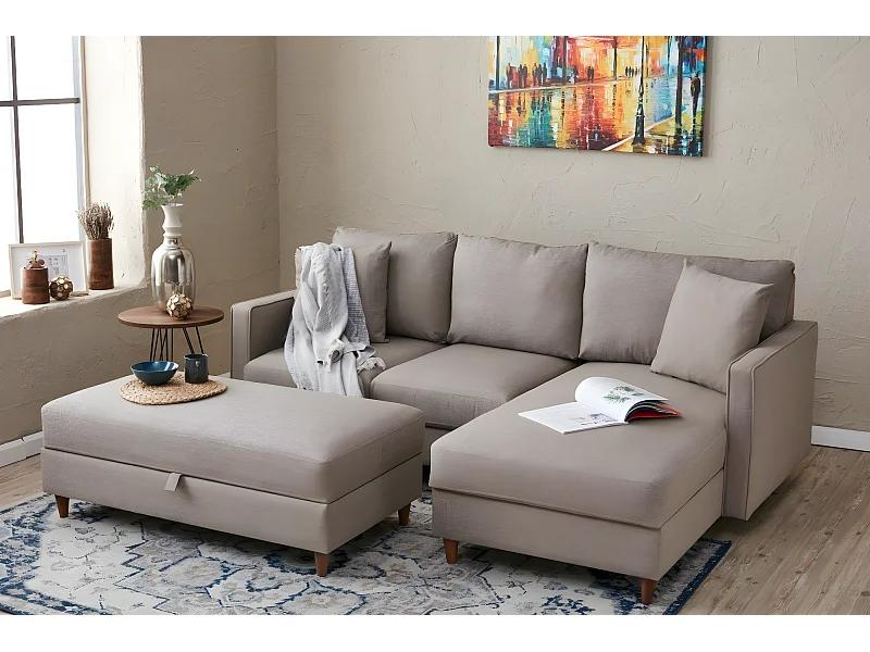Conjunto de muebles tapizado Altadena 334, Función de descanso, Caja de ropa de cama