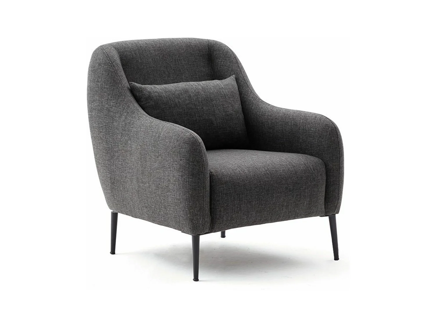 Fauteuil Juanita Tissu Anthracite