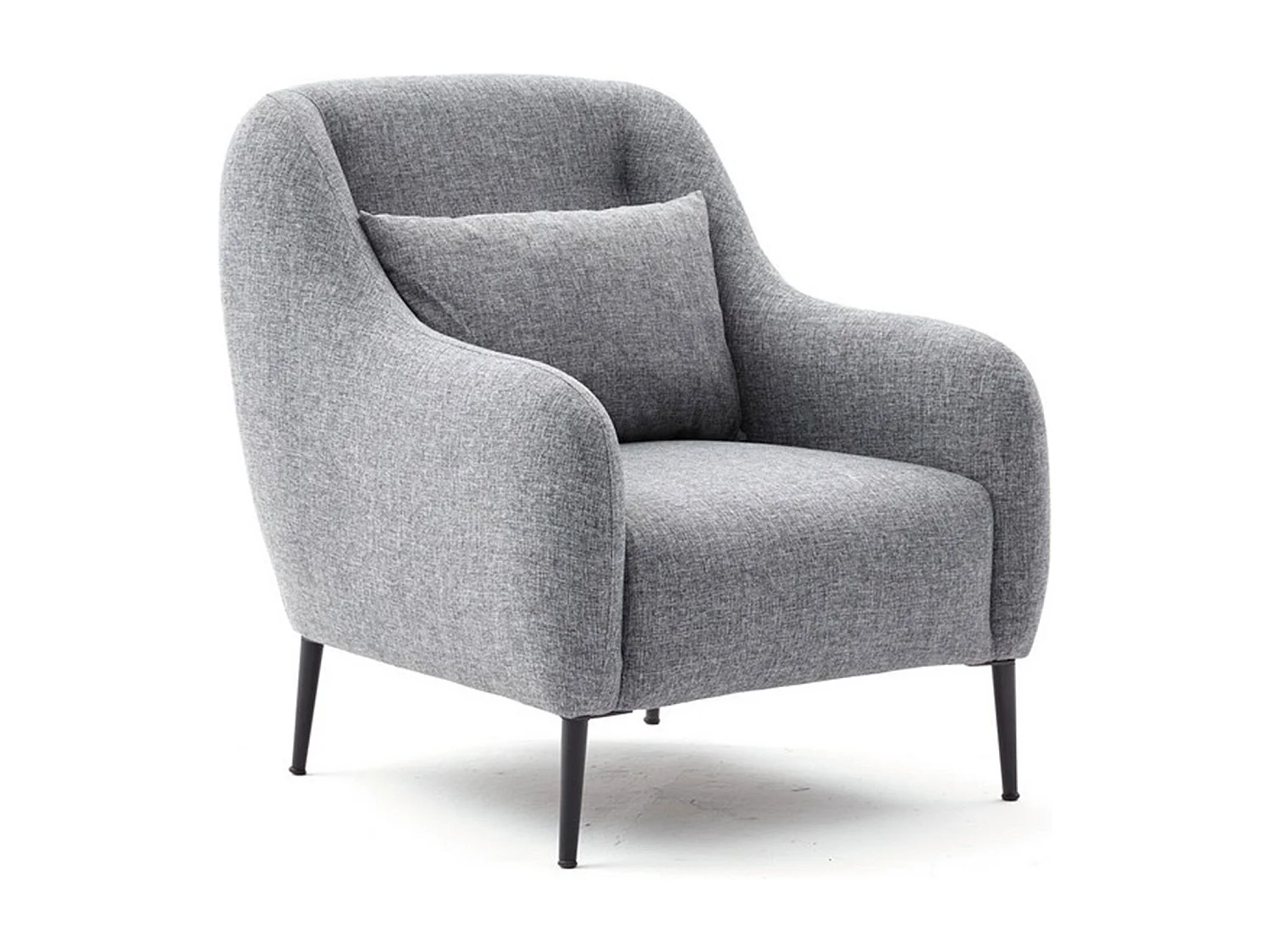 Fauteuil Juanita Tissu Gris clair