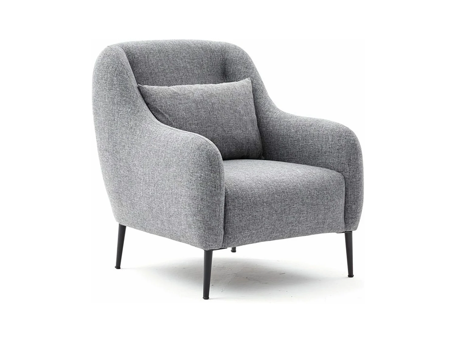 Fauteuil Juanita Tissu Gris clair
