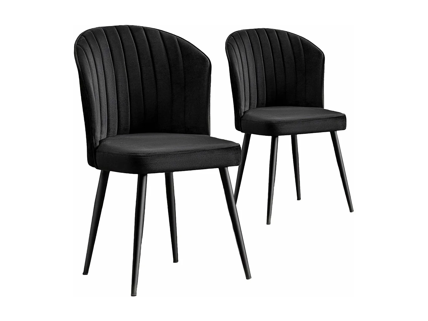 Stuhlset (2 Stück) - Black