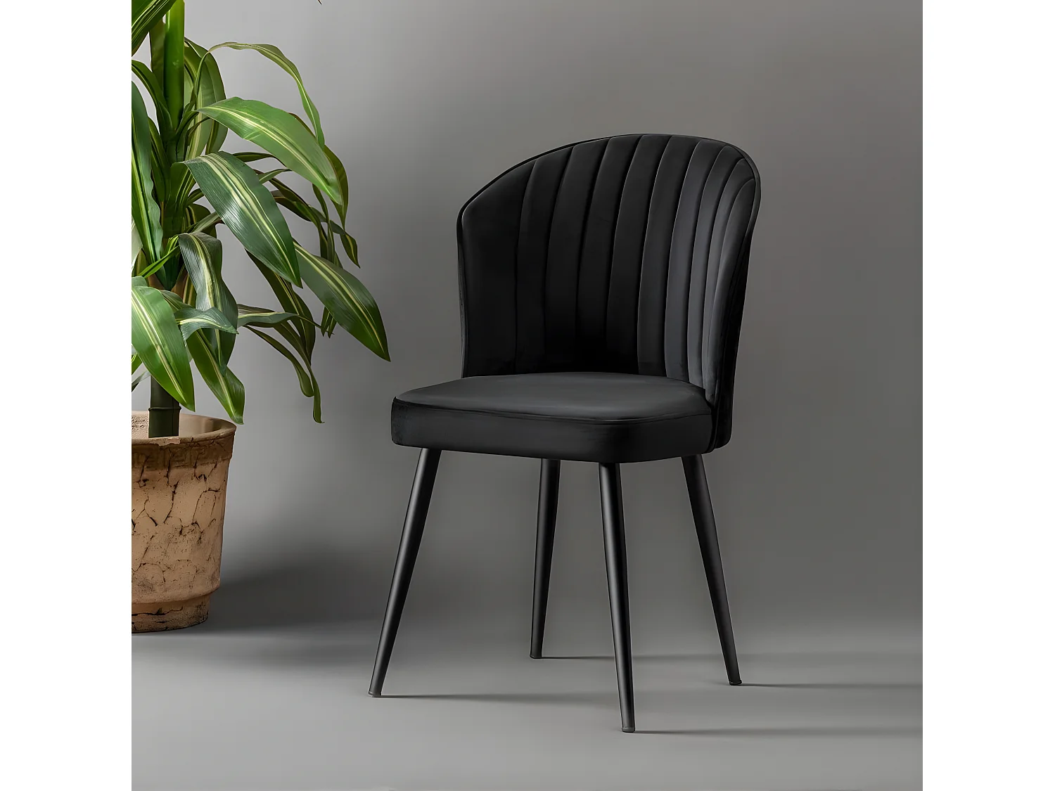 Stuhlset (2 Stück) - Black