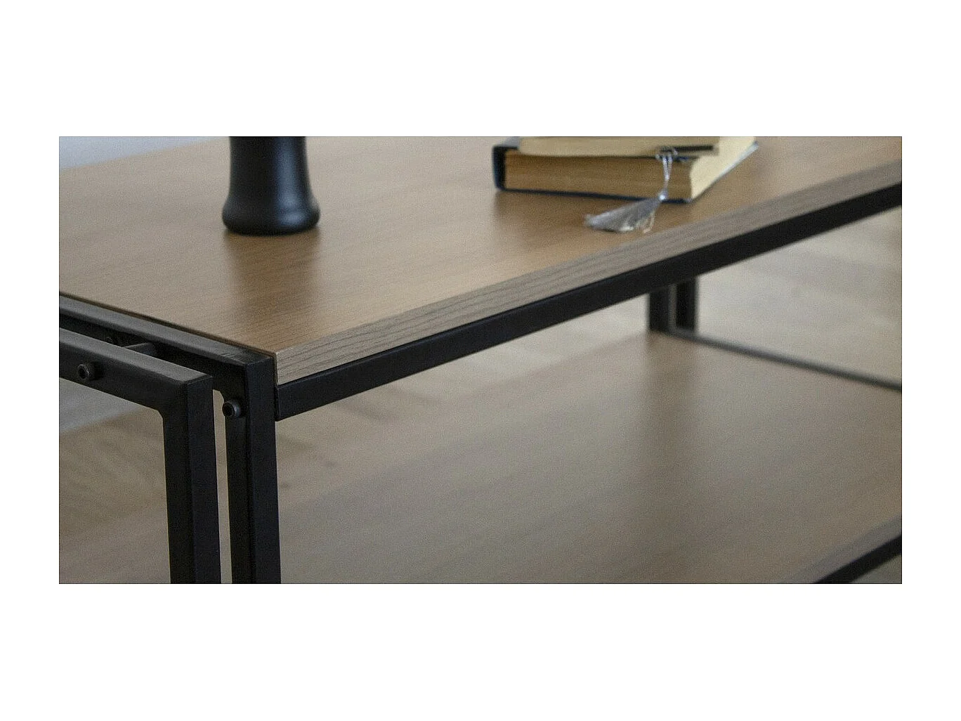 Tavolino Carmela, Noce, 102x45x40 cm, EPIKASA