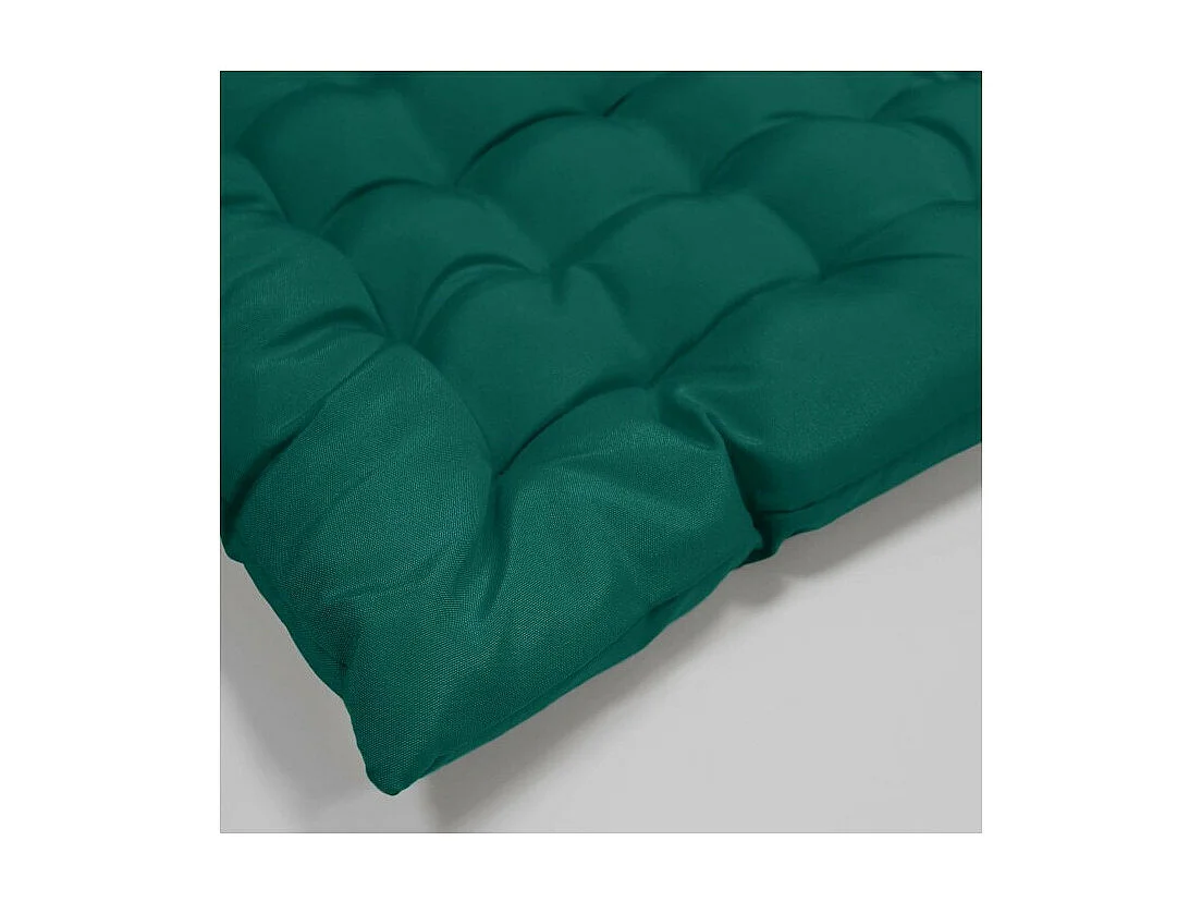Galette de Chaise Matelassée "Essentiel" 40x40cm Émeraude