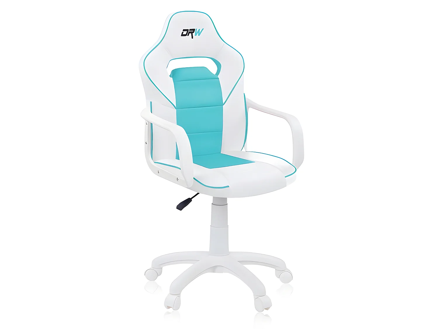 Silla gaming DRW Blanco - Turquesa DRW