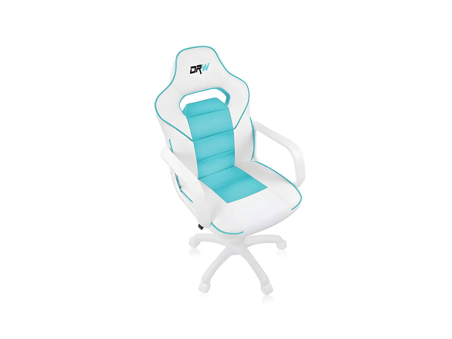 Silla gaming DRW Blanco - Turquesa DRW