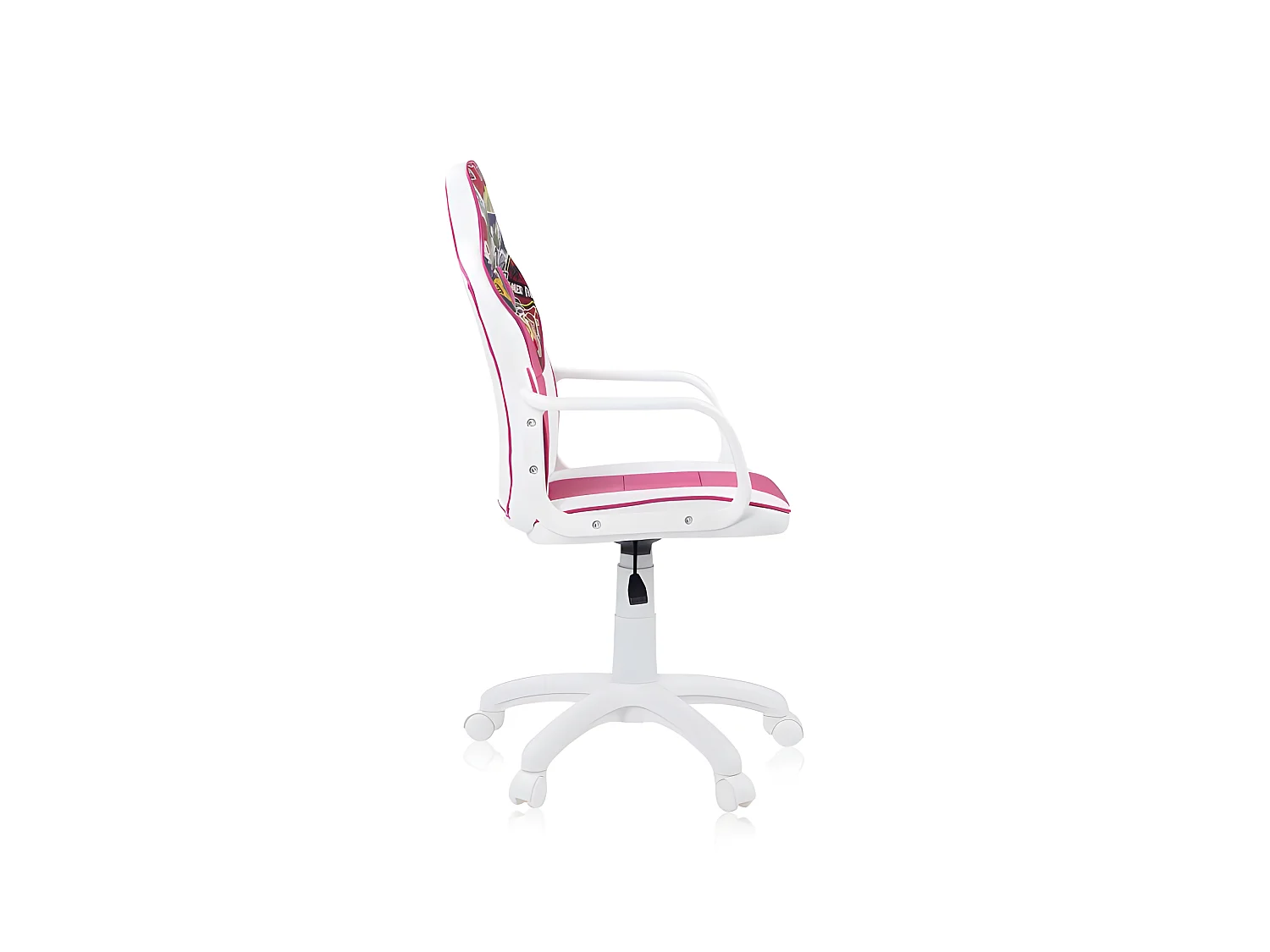 Silla gaming DRW Sticker - Blanco - Rosa DRW