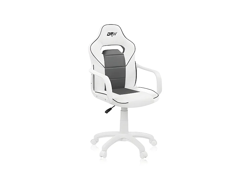 Silla gaming DRW Blanco - Gris DRW
