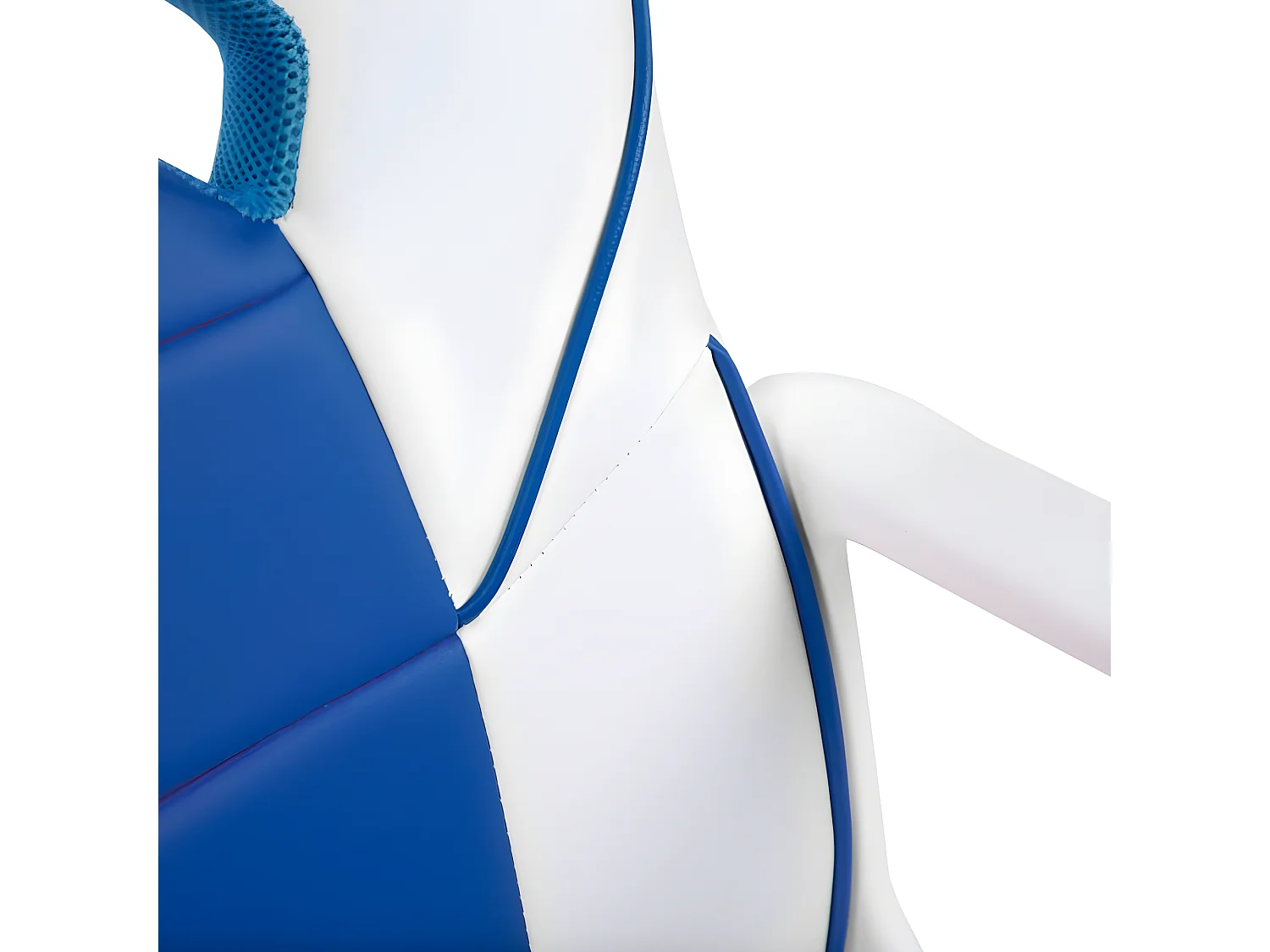 Silla gaming DRW Blanco - Azul DRW