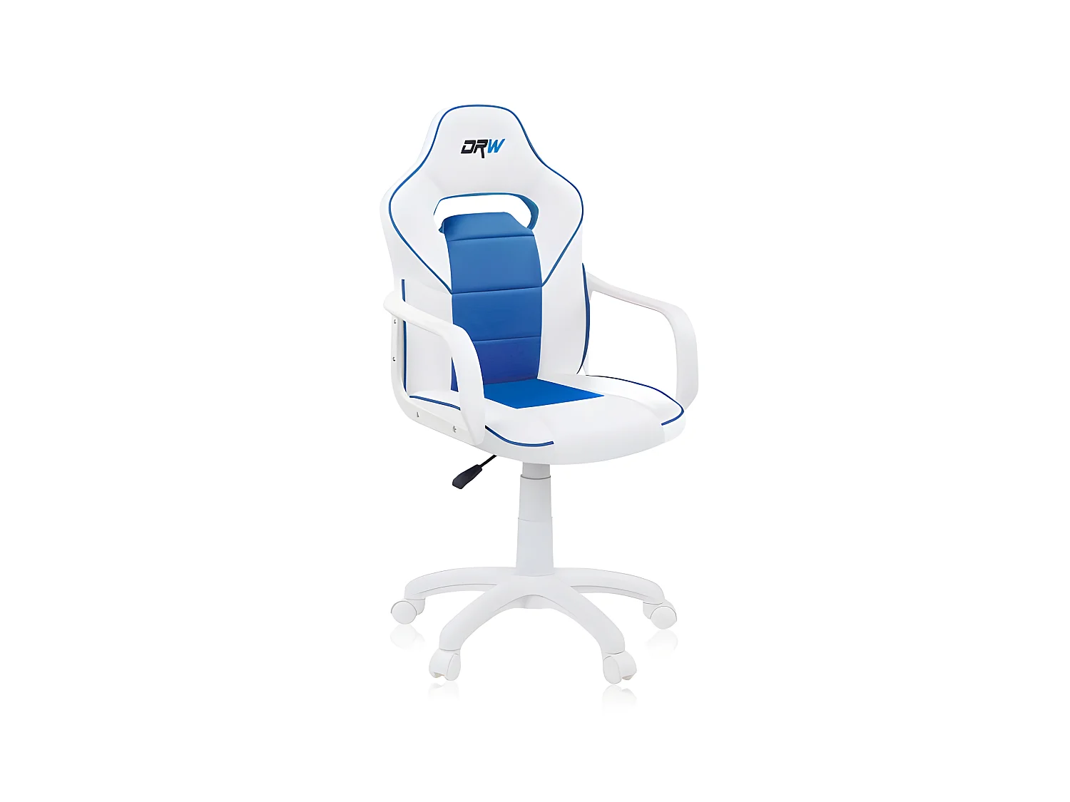 Silla gaming DRW Blanco - Azul DRW