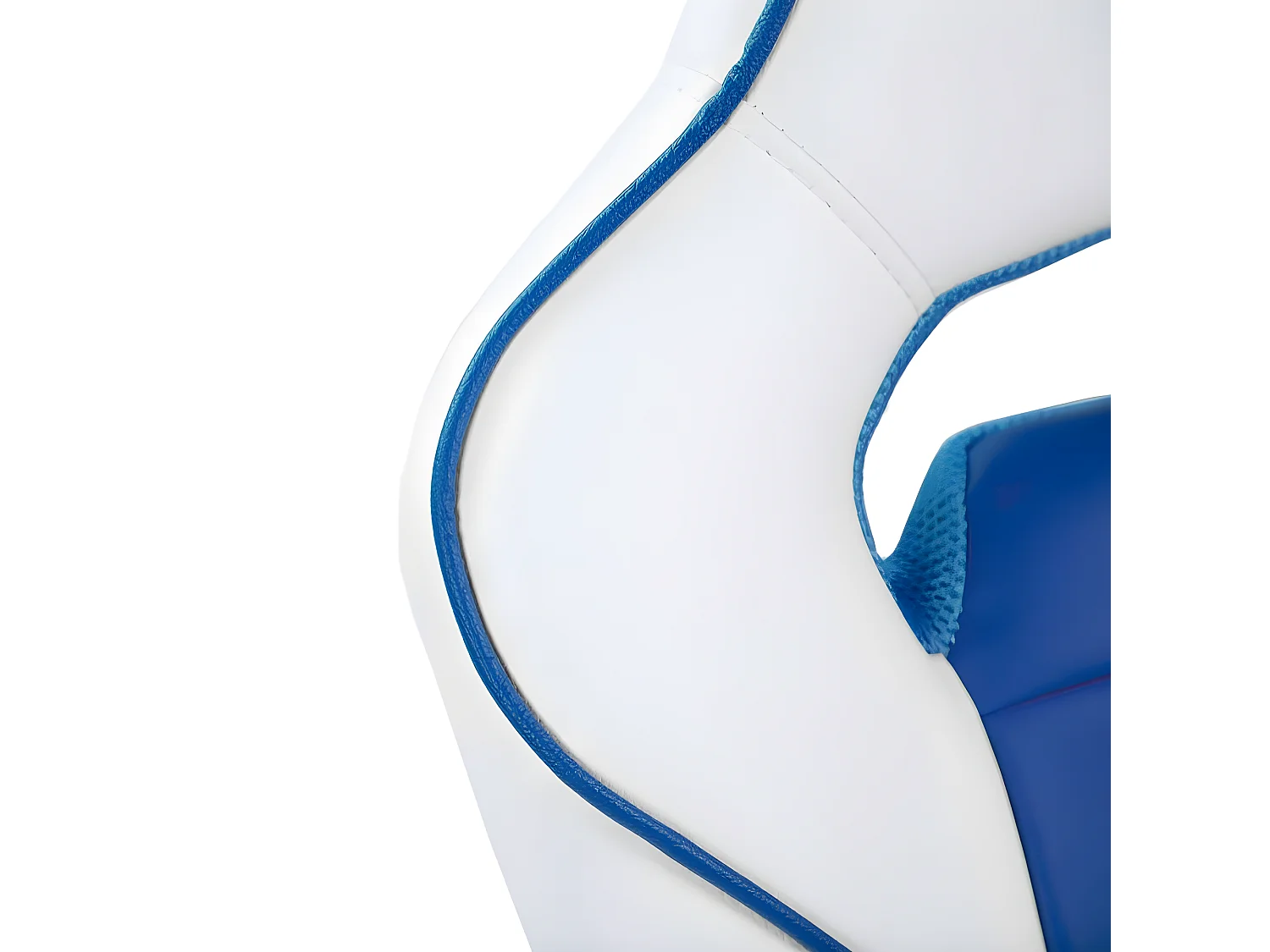 Silla gaming DRW Blanco - Azul DRW