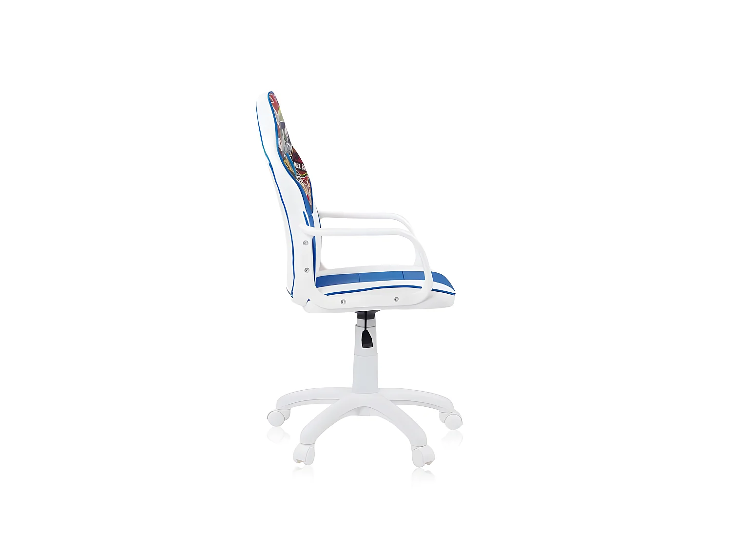 Silla gaming DRW Sticker Blanco Azul DRW