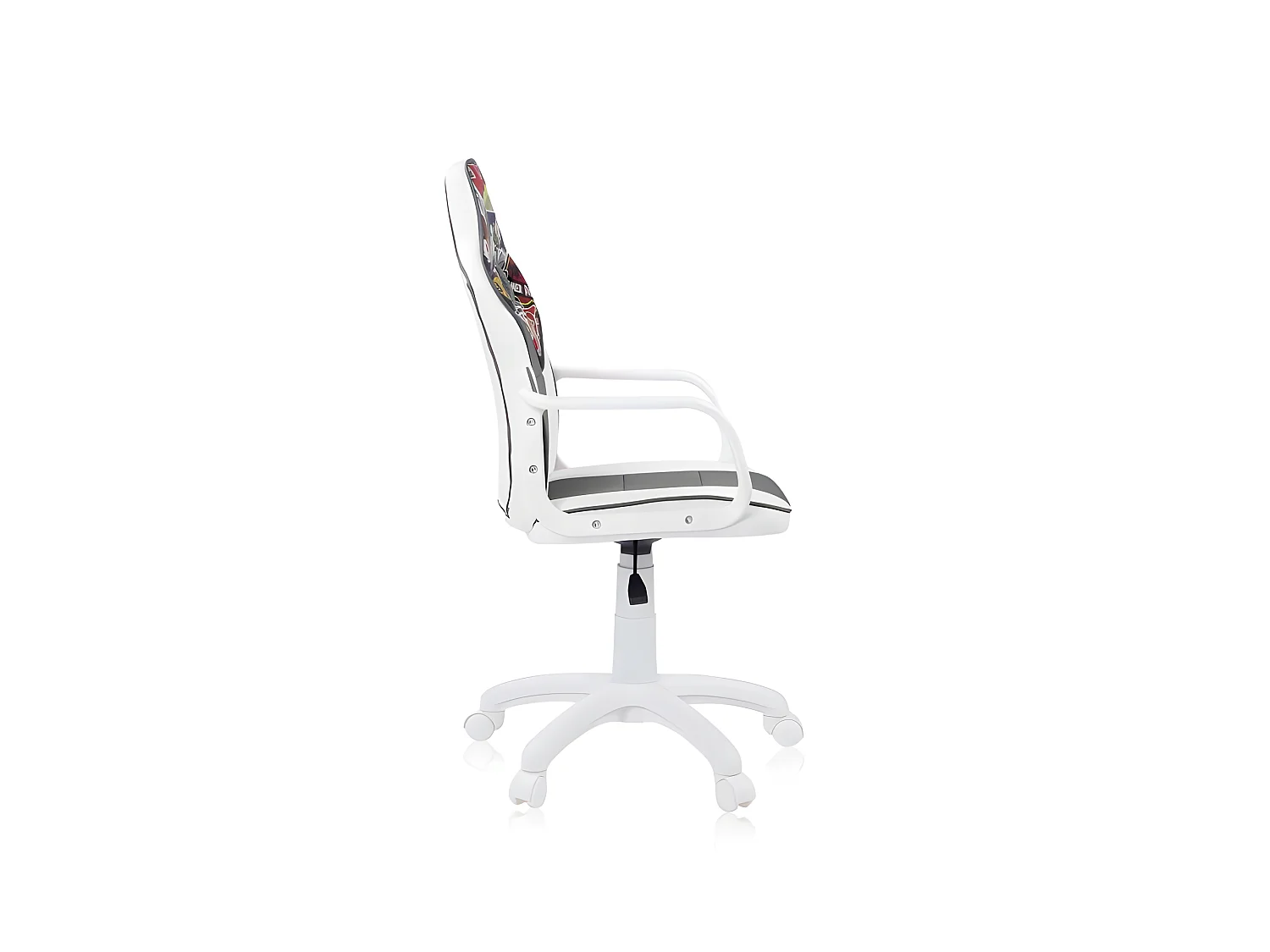 Silla gaming DRW Sticker - Blanco - Gris DRW