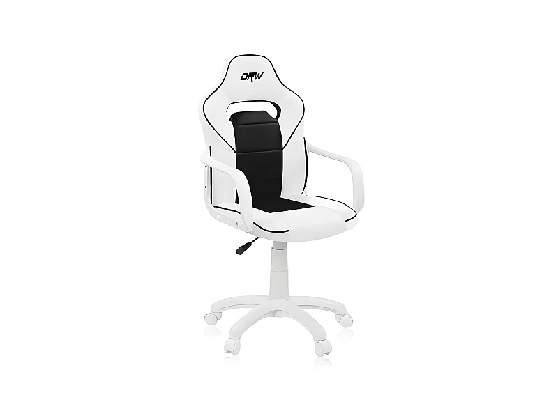 Silla gaming DRW Blanco - Negro DRW